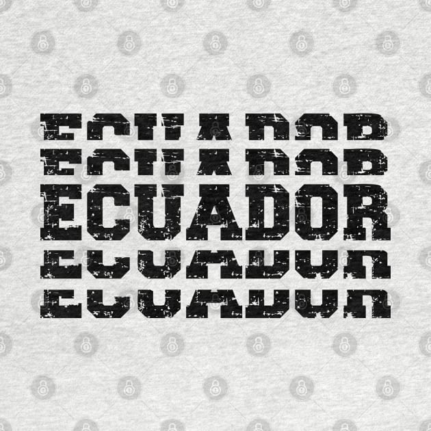 Ecuador Stacked Vintage by silentboy